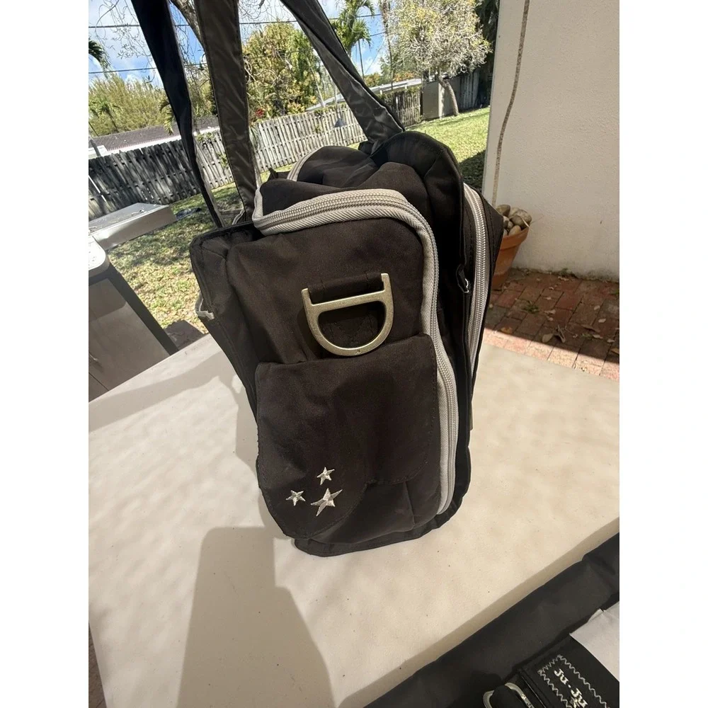 JUJUBE BE PREPARED LARGE BLACK DIAPER BAG NWOT
